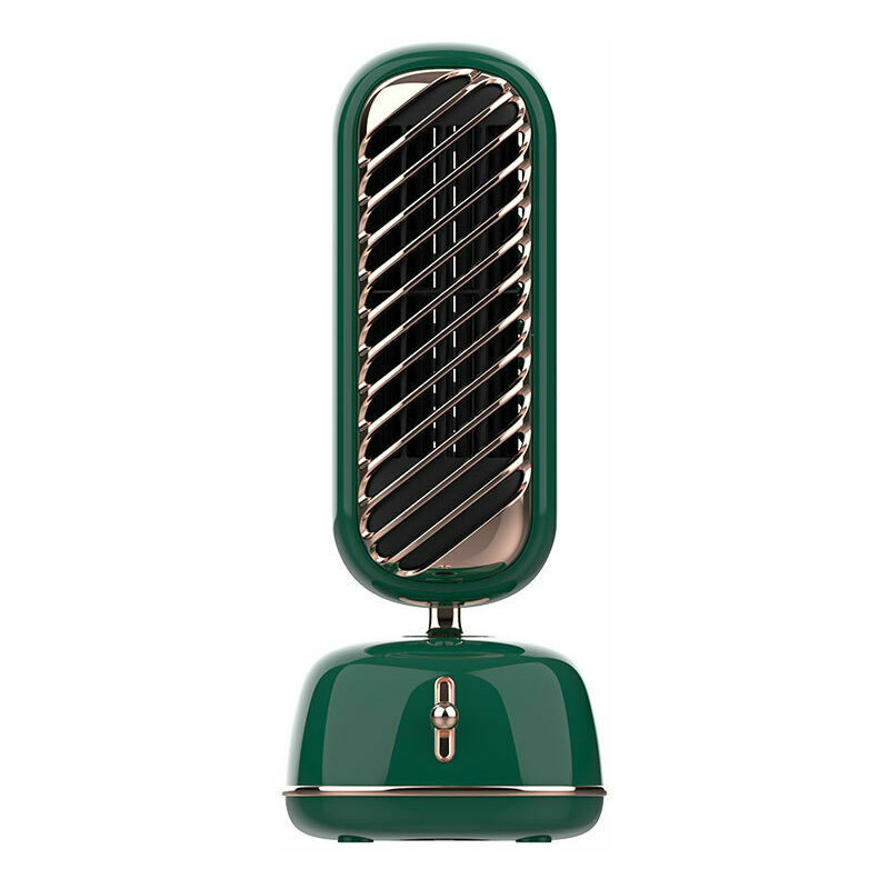 Tumalagia - Retro Desktop Fan Cooling Spray Humidification Tower Fan Green