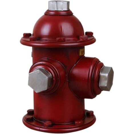 Retro-Feuerhydrantenstatue für den Garten, hundeförmige Dekoration, ideal für Hundetraining und als Außendekoration