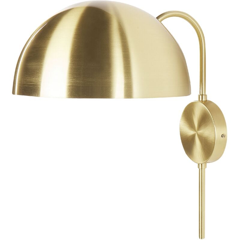 Retro Glam Wall Lamp Metal Shade Living Room Bedroom Ambient Light Gold Wampu