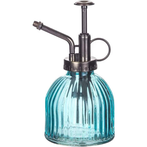 Retro-Glas-Pflanzensprüher mit Kunststoffpumpe – Gießkanne und Gartengerät