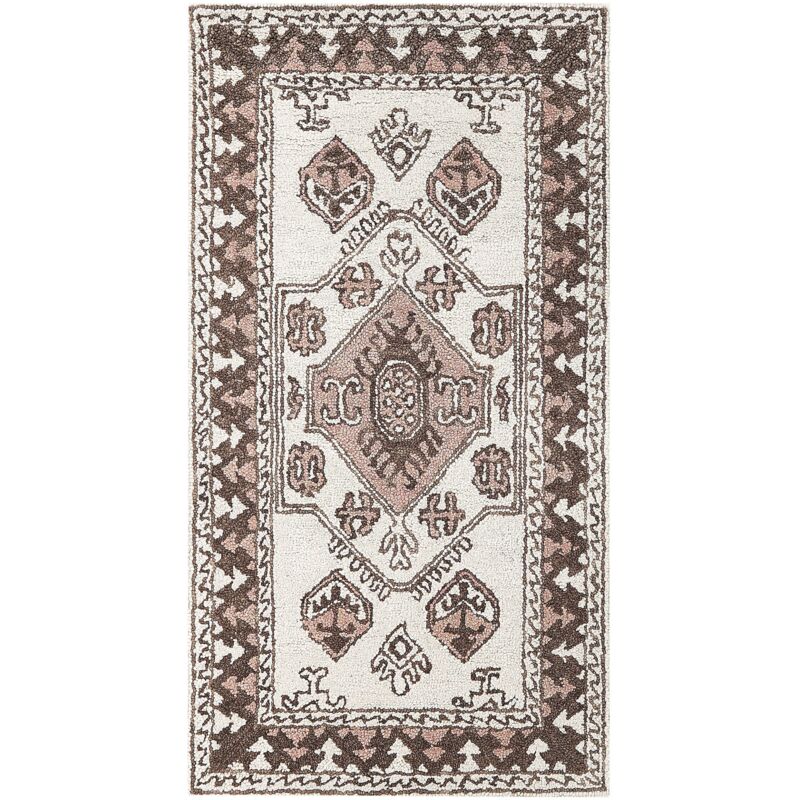 Beliani Rug Tomarza Multicolour 80 X 150 Cm Wool