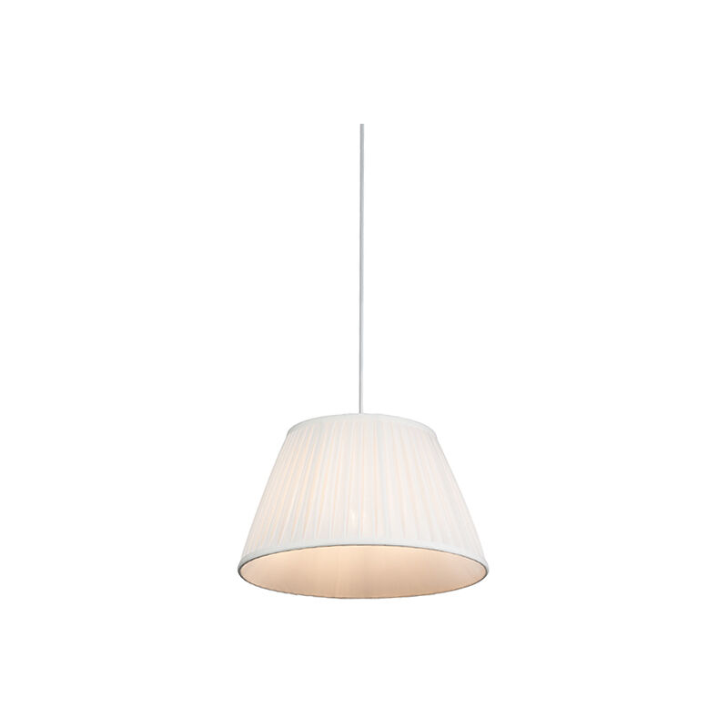 Retro Pendant Light White 35 cm - Plisse