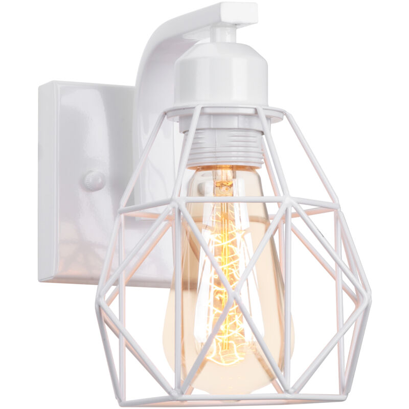 Image of Retro Indoor Wall Lights Metal Cage&hellip;