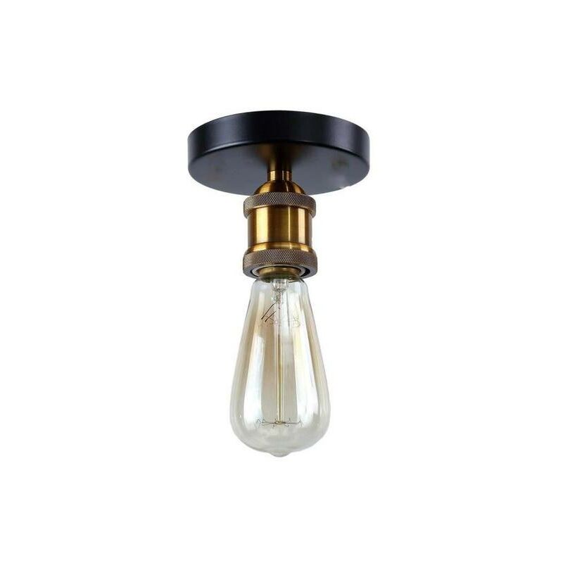 Retro Industrial Ceiling Light Simple Ceiling Lamp E27 Vintage Chandelier for Living Room Bedroom Kitchen Living Room Hallway