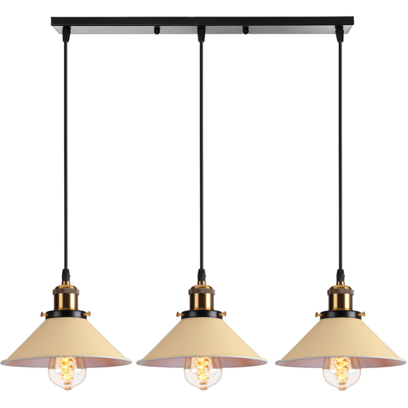 Image of Retro Industrial Pendant Lights 3 Lights&hellip;