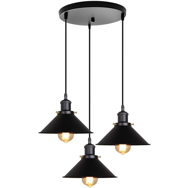 Image of Retro Industrial Pendant Lights Metal Ceiling&hellip;