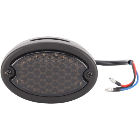Retro-LED-Motorradrücklicht, Bremslicht, Kennzeichenbeleuchtung, getönte Linse