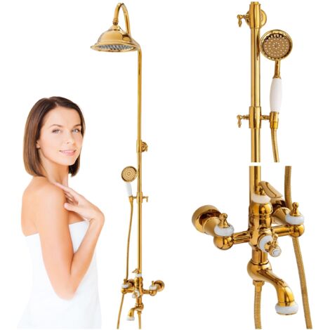 RETRO MATILDA S-1201G GOLDEN AUFPUTZ-BRAUSESET