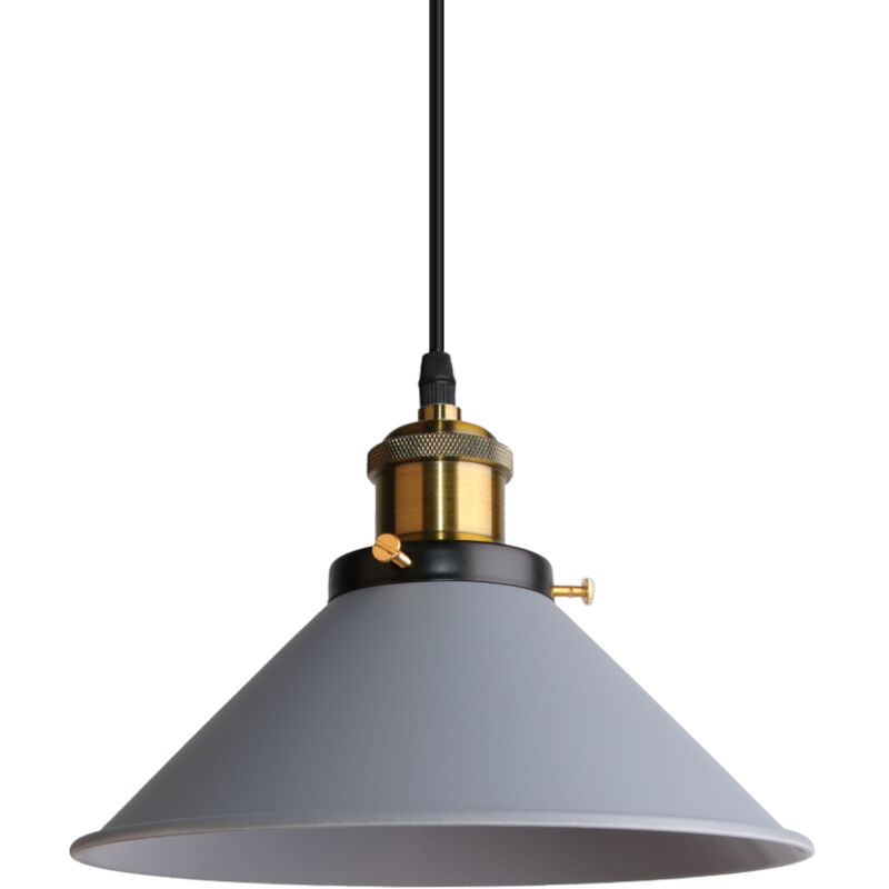 Image of Retro Pendant Light Grey Vintage Ceiling&hellip;