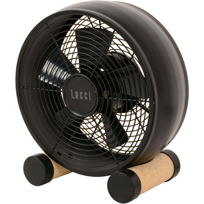 Desk Fan Breeze Table Black