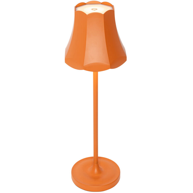 Image of Retro Table Lamp Orange Rechargeable IP44&hellip;