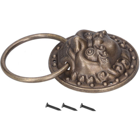 Retro-Türgriff, exquisite Türklopfer aus robustem Bronze, für Holztüren, Hoftüren oder Seitentüren