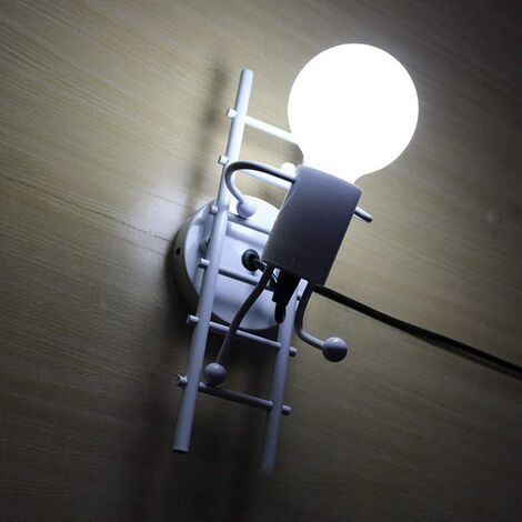 Retro Wandleuchte Schlafzimmer Wohnzimmer Beleuchtung Vintage Industrie Wandlampe E27