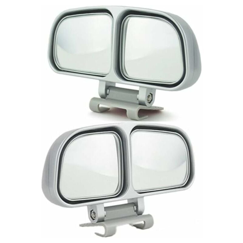 Rétroviseur d'angle mort 2PCS (argent) Fei Yu