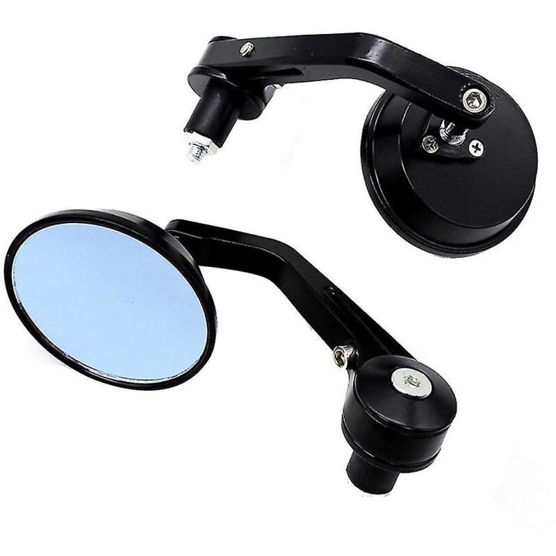 Fei Yu - Rétroviseur de moto universel pour guidon, rétroviseur rond, rétroviseur d'aide à la marche arrière, miroir réfléchissant