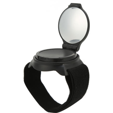 Rétroviseur de Vélo Bras en Nylon, Miroir Convexe Noir 5cm pour Motos et Bicyclettes