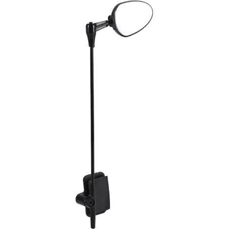 Rétroviseur de Vélo de Montagne Sécuritaire en ABS Durable, Miroir Réglable Offrant une Visibilité Claire