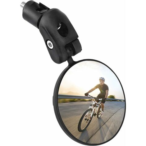 Rétroviseur de Vélo Miroir Convexe 360° Réglable Vue Arrière Miroir Convexe pour Bicyclette Vélo de Montagne Moto