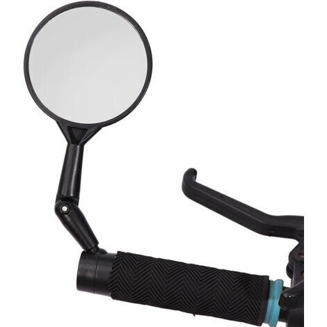 Rétroviseur de vélo Miroirs de Vélo Vélo Cyclisme Rétroviseurs Réglable Rotatif Guidon Monté Verre Miroir Convexe pour Montagne Vélo de Route