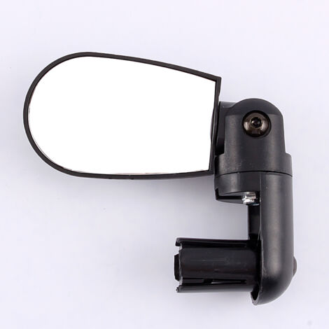 Rétroviseur de vélo noir flexible rotatif pour guidon - Mini