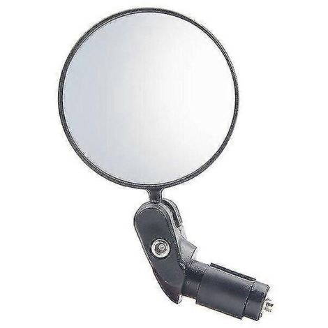 Rétroviseur de vélo pour guidon, fixation sur cintre route, rotation à 360°, grand angle, miroir convexe en acrylique modifié - 1 pièce 02