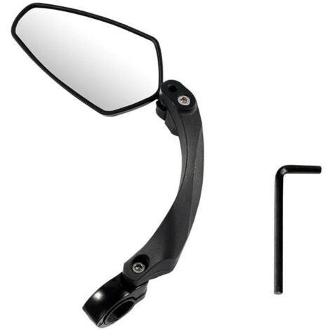 Rétroviseur de vélo rotatif à 360 degrés rétroviseur de sécurité accessoire de vélo pour Vélo VTT Électrique Moto - Gauche