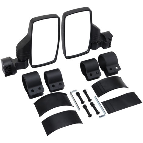 Rétroviseur GOOFIT pour moto tout-terrain, rétroviseur universel pour VTT/véhicules tout-terrain, large champ de vision.