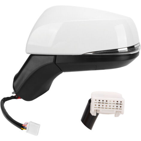 Rétroviseur latéral chauffant Super blanc, avec clignotant, surveillance des angles morts, remplacement pour RAV4 XA50 2019 – 2022 gauche