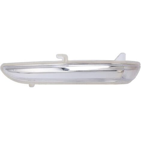 Rétroviseur Latéral Clignotant, 1607512680 Rétroviseur Latéral Gauche Clignotant Boîtier de Remplacement de Lentille Fumée pour C3 C4