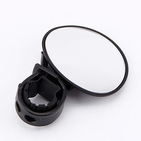Rétroviseur latéral pour vélo noir, rotatif à 360°, pour guidon de bicyclette