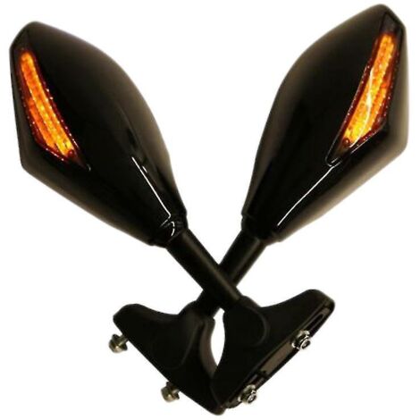 Rétroviseur LED avec éclairage pour moto YZF R1 R6 FZ1 FZ6 600R R3