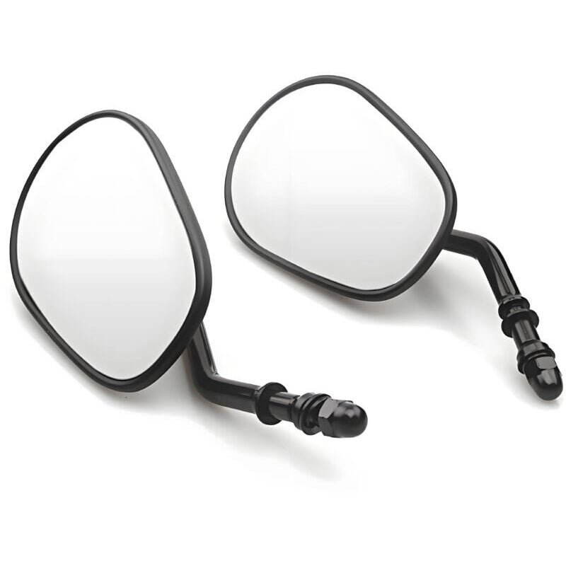 Rétroviseur moto rétroviseur Harley rétroviseur haut de gamme entièrement en métal rétroviseur Harley noir