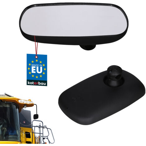 Rétroviseur panoramique universel KOTARBAU® avec bouton pour tracteurs, engins de chantier, VTT, tracteurs 264 x 158 mm