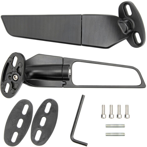 Rétroviseur réglable pour Kawasaki Ninja 250 300 H2 H4 - Lot de 2 pièces