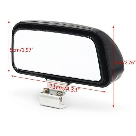 Rétroviseur universel grand angle réglable pour voiture et camion, 1 pièce, vision arrière avec angle mort, 11 x 7 cm