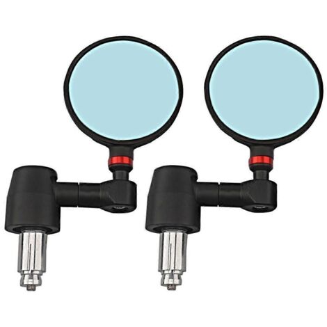 Rétroviseur universel pour moto, compatible avec les guidons de 22 mm.