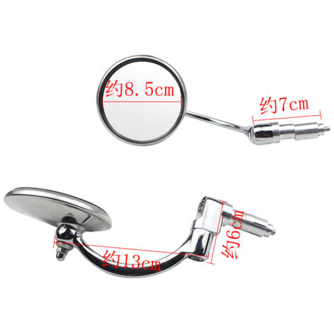 Rétroviseur universel pour moto, rétroviseur de guidon pour véhicule électrique, réflecteur, modification pour moto rétro