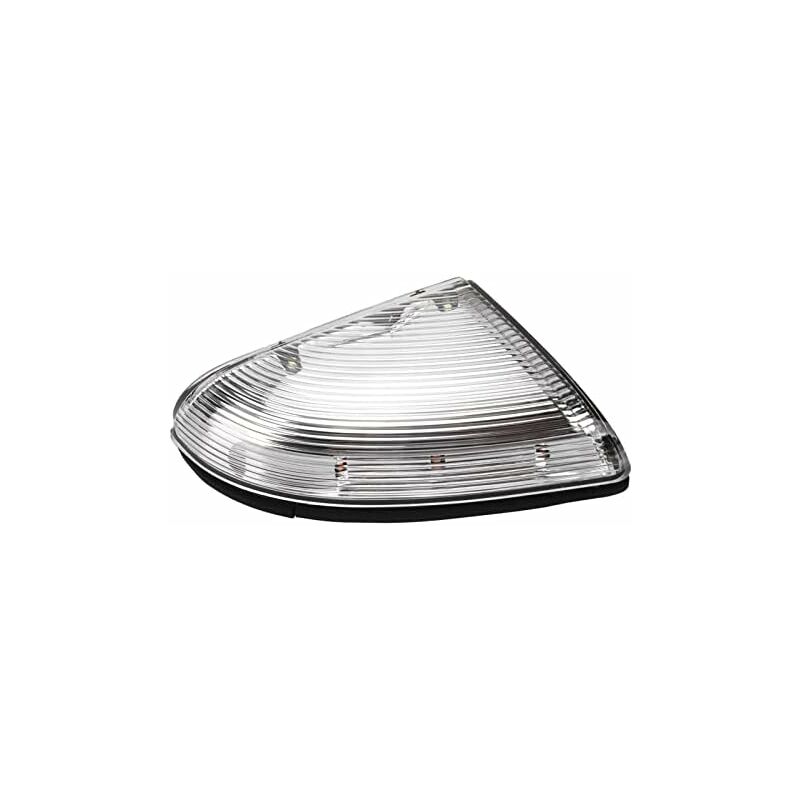 Rétroviseur Voiture Clignotant ABS Blanc Rétroviseur Gauche Clignotant 68064948AA Remplacement pour Dodge RAM 1500 2500 2009-2014 LED Signal Miroir