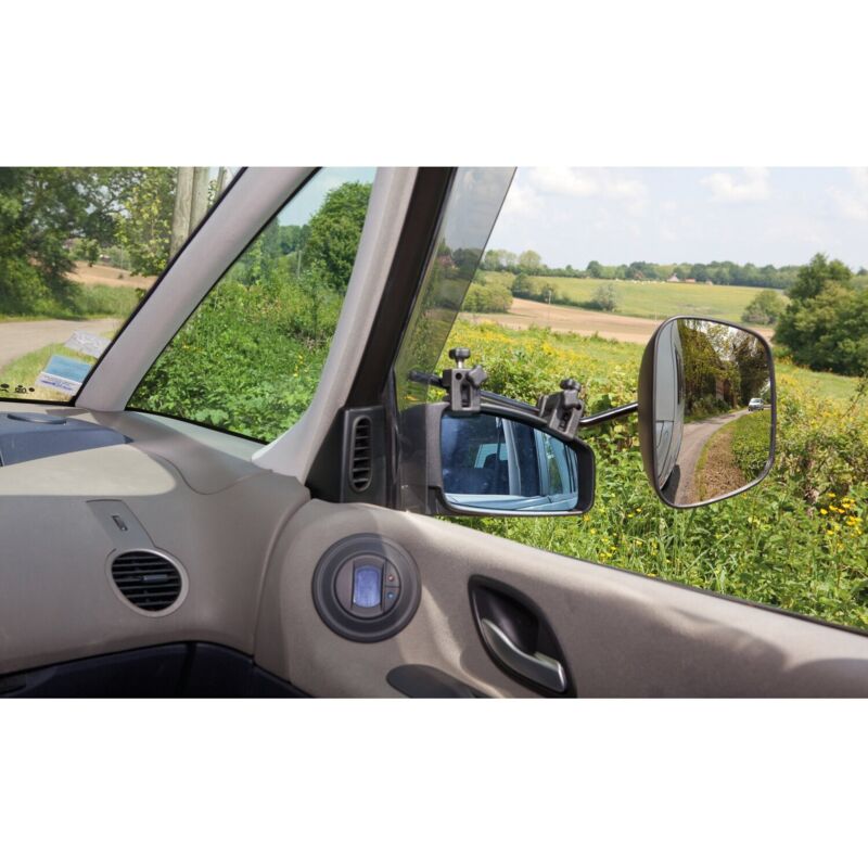Rétroviseurs additionnels pour transport de caravane MILENCO Modèle - Grand Aéro