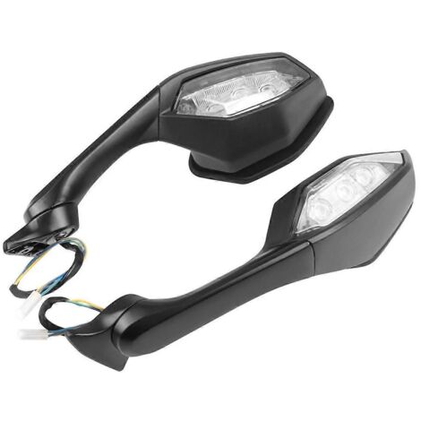 Rétroviseurs de moto avec clignotants pour R1 R6--