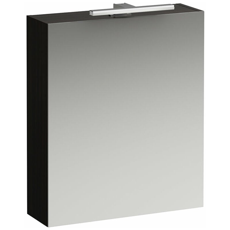 

Retrovisor de base 600 mm, 1 puerta, elemento de luz LED, bisagra a la izquierda, color: Olmo oscuro - H4027511102631