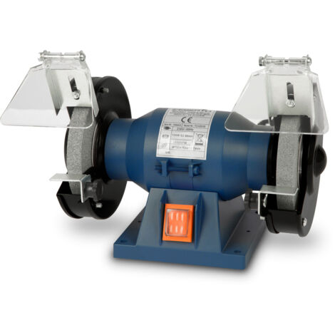 Rettificatrice doppia mola elettrica 150W, dischi Ø150mm A36/A60, tavolo – EBERTH