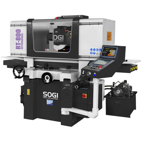Rettificatrice per piani automatica SOGI RT-800 - 800x400 - PLC e interfaccia touch - 400 V - con accessori