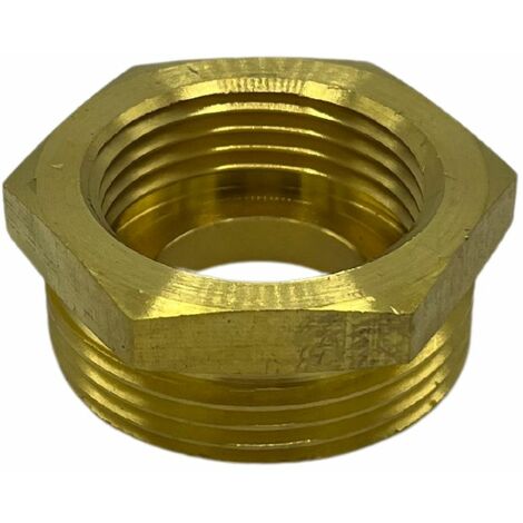 Reudzierstück AG 3/4" IG 1/2" Messing beidseitig flachdichtend Solarzubehör Solar