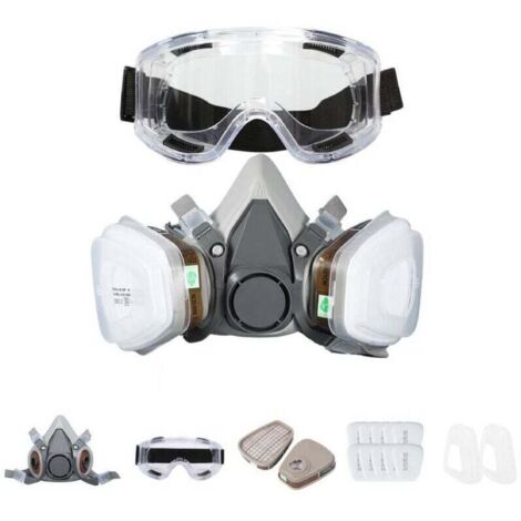 Reusable Half Mask Respirator with Filter, Professional Respirator for Protection from Organic Chemical Vapors, Woodworking, Automotive Spray Painting, Sanding, s MUMU