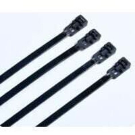 Reusable plastic cable ties, 150 mm x 4.8 mm, black Rilsan cable ties (100 pieces), small nylon cable ties, plastic cable ties.