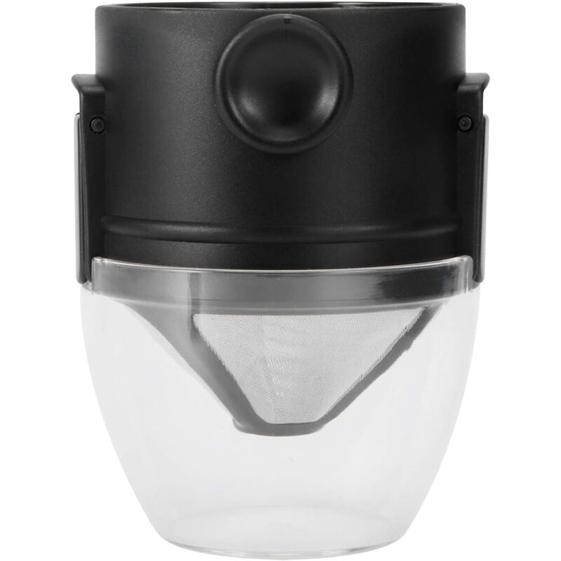 Reusable stainless steel paperless coffee filter, manual brewing of tea and coffee, portable design for home, office, and travel