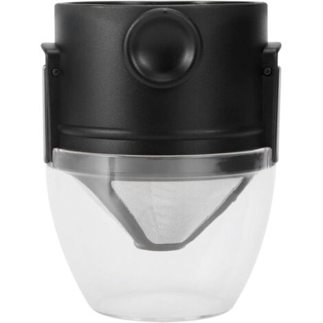 Reusable stainless steel paperless coffee filter, manual brewing of tea and coffee, portable design for home, office, and travel