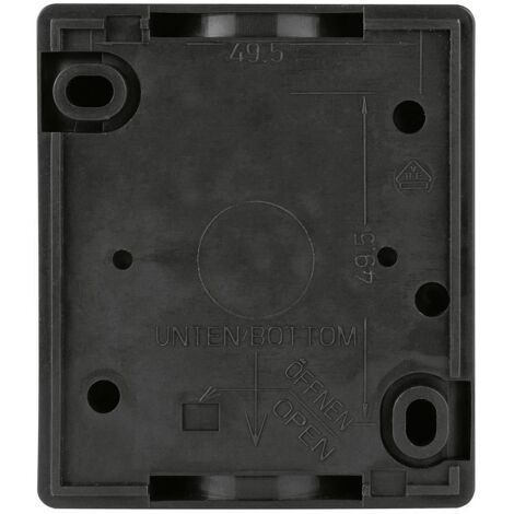 REV 0007031900 Aufputz-Steckdose IP44 Anthrazit