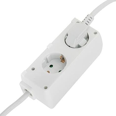 REV 0012691109 base múltiple 1,4 m 6 salidas AC Interior Blanco